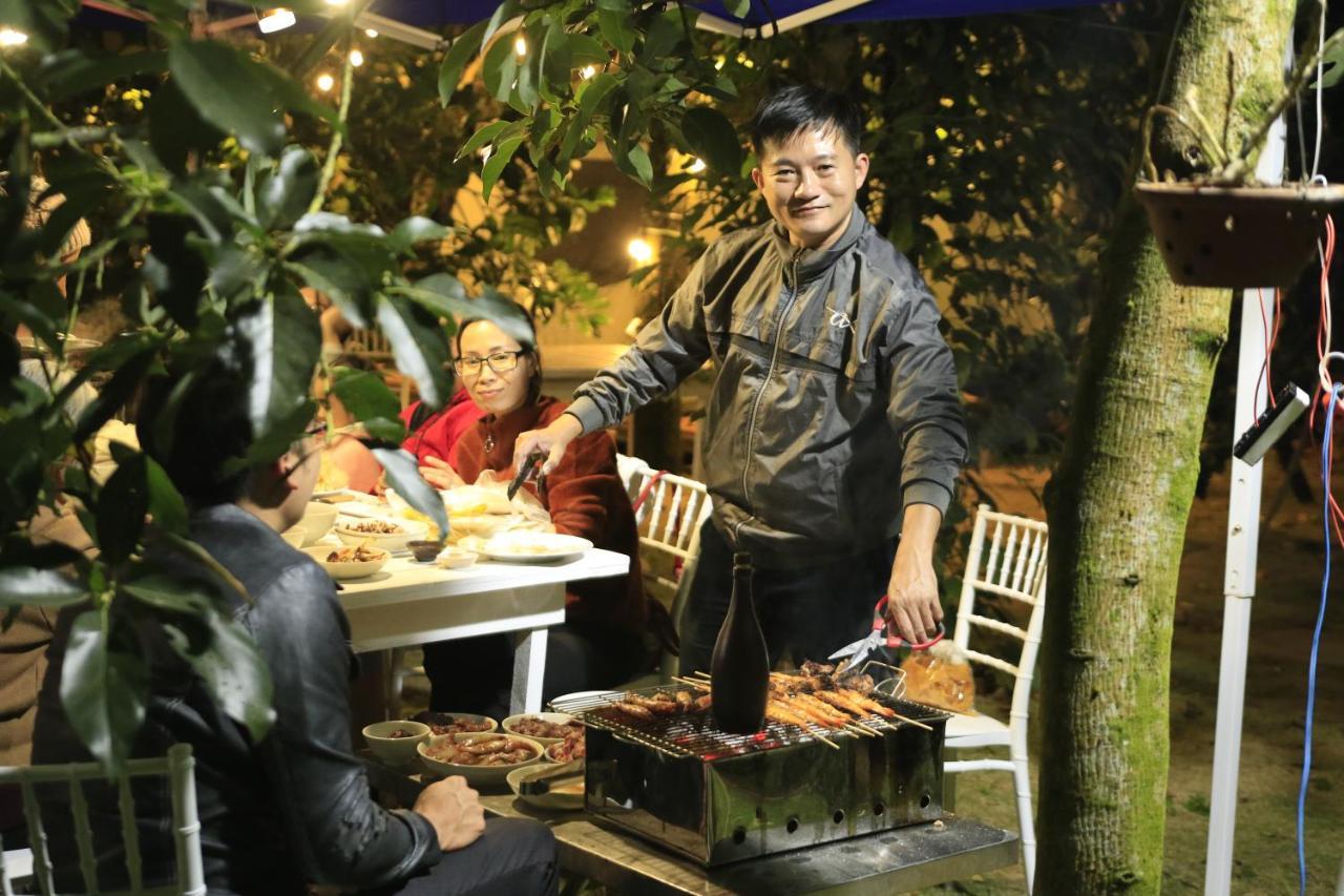 Homestay Vuon Trai Cay Nhiet Doi Vo Uu Garden 바오록 외부 사진