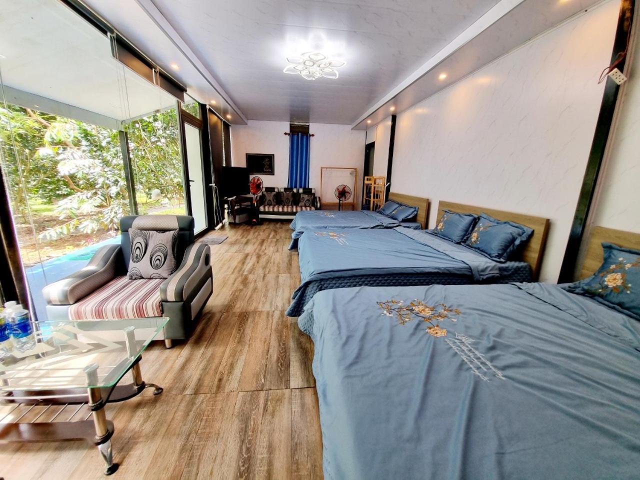 Homestay Vuon Trai Cay Nhiet Doi Vo Uu Garden 바오록 외부 사진