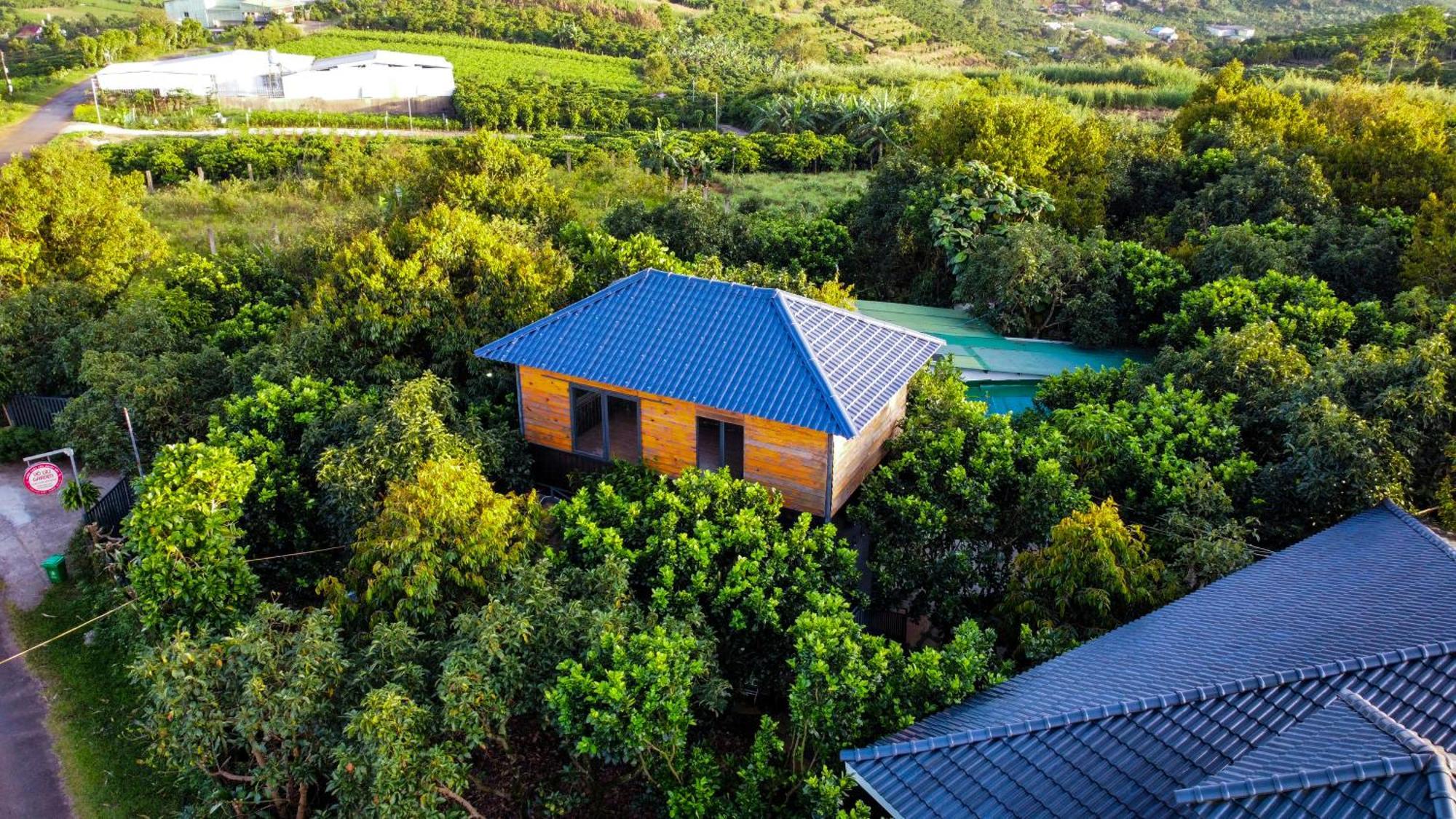 Homestay Vuon Trai Cay Nhiet Doi Vo Uu Garden 바오록 외부 사진